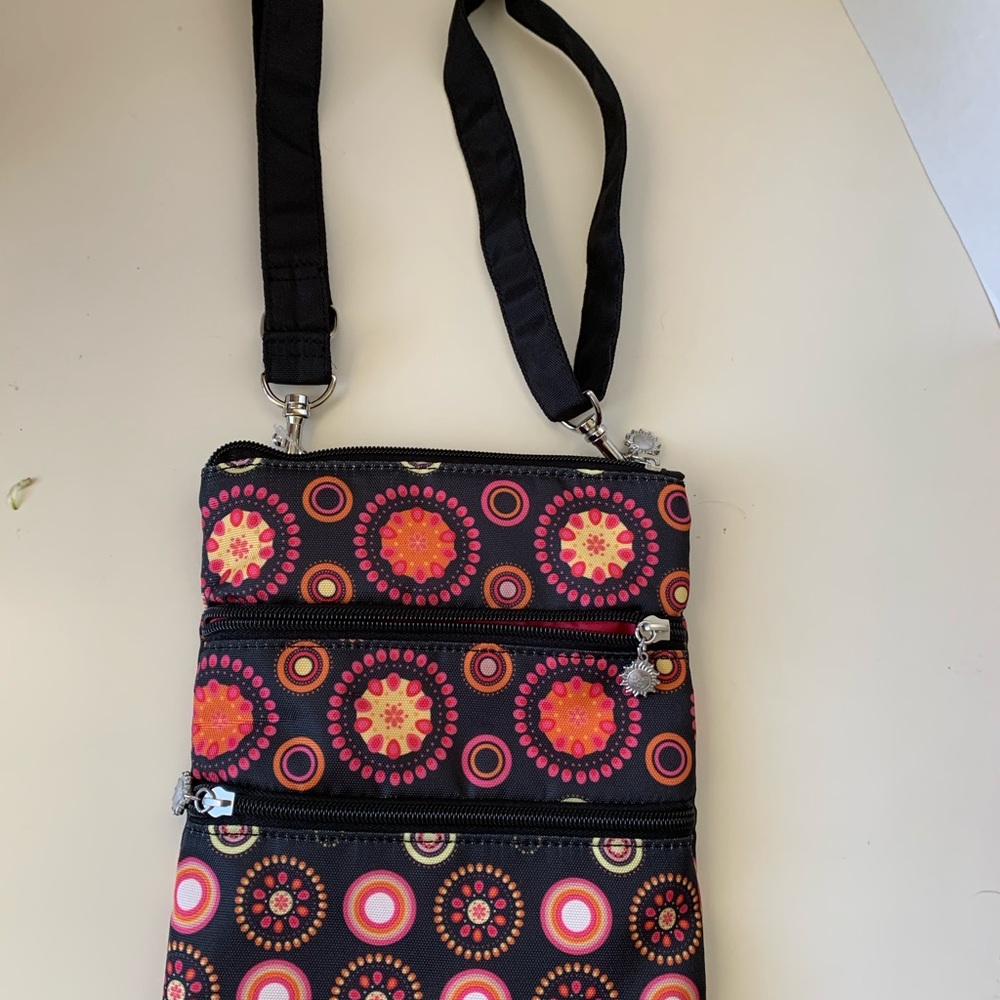 Sunny Bags Swirl Print Nylon Lightweight Crossbody - Picture 3 of 7